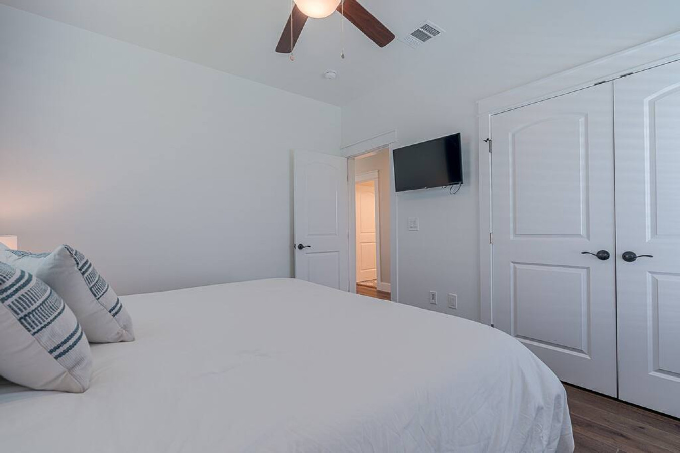 A relaxing retreat awaits in this comfy bedroom