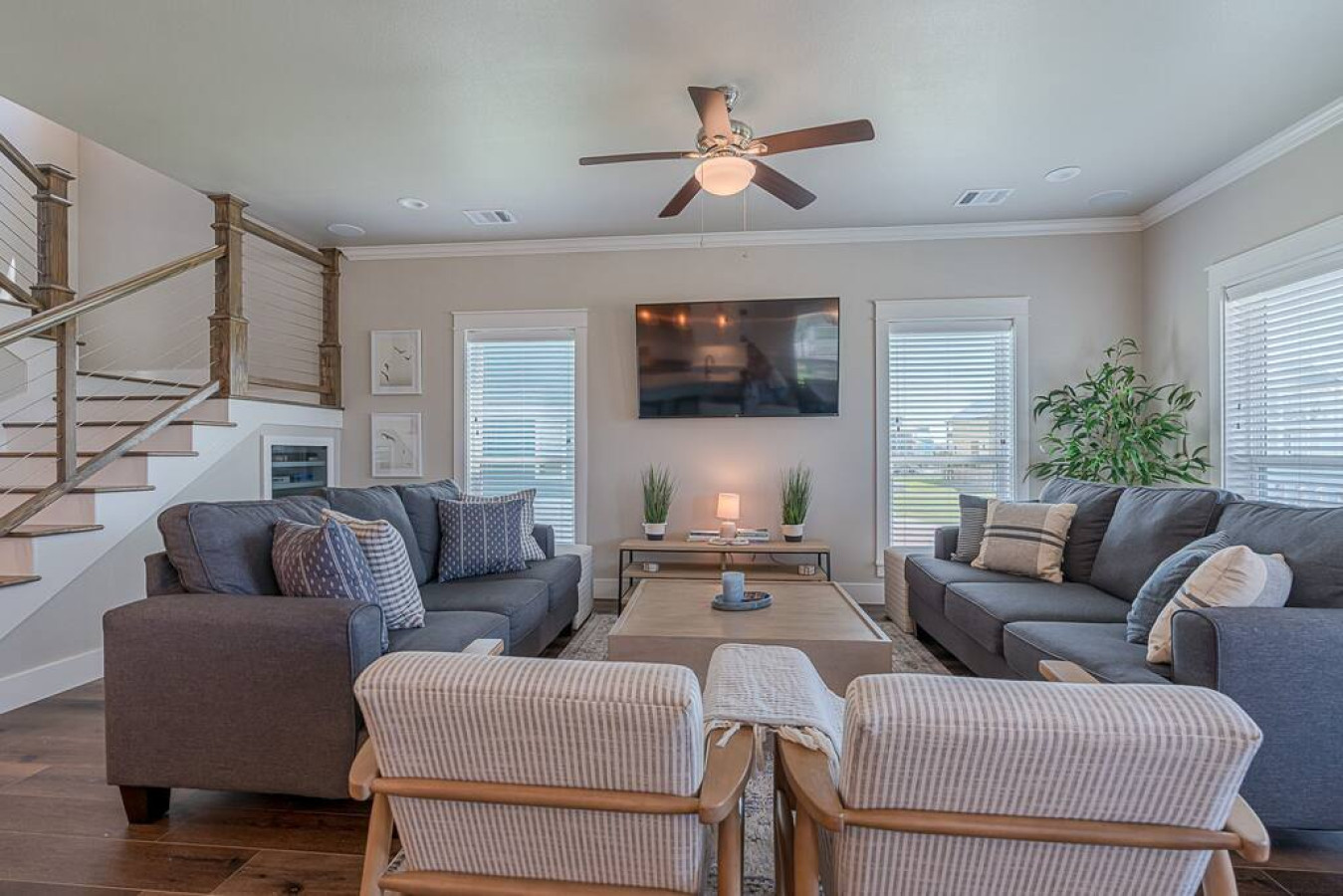 This is the main living room area of the home
