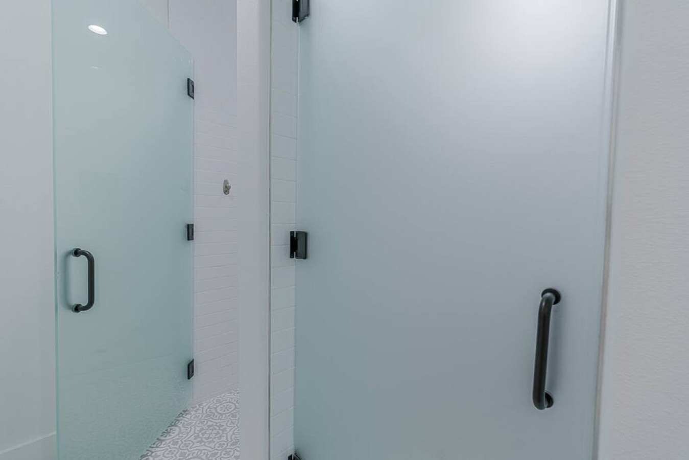 Refresh and rejuvenate in this bright bathroom
