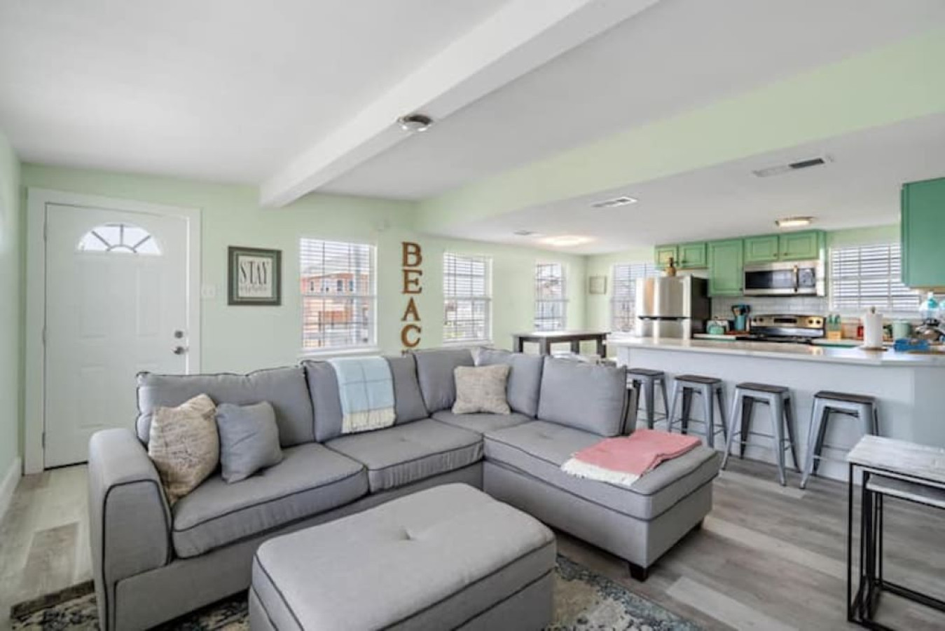 This is the main living room area of the home