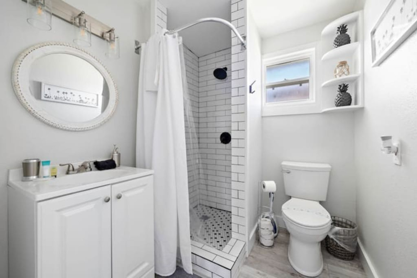 This bathroom is connected to a single bedroom