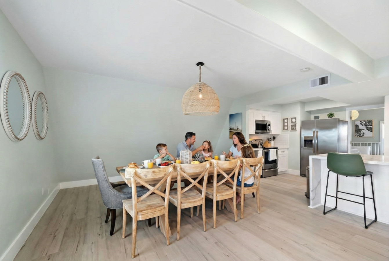 A stylish dining retreat for shared meals and cherished memories