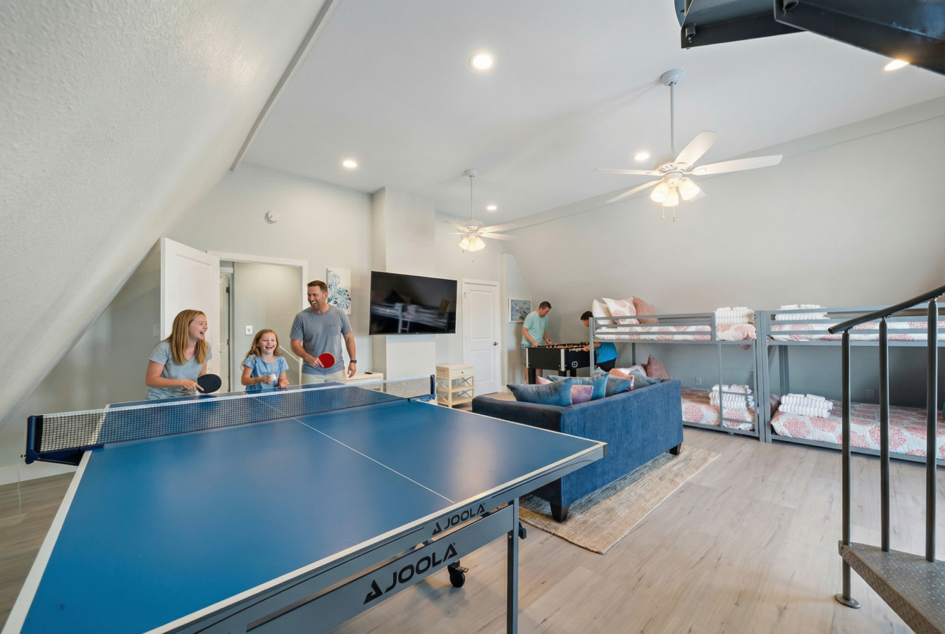 Another angle of the game room
