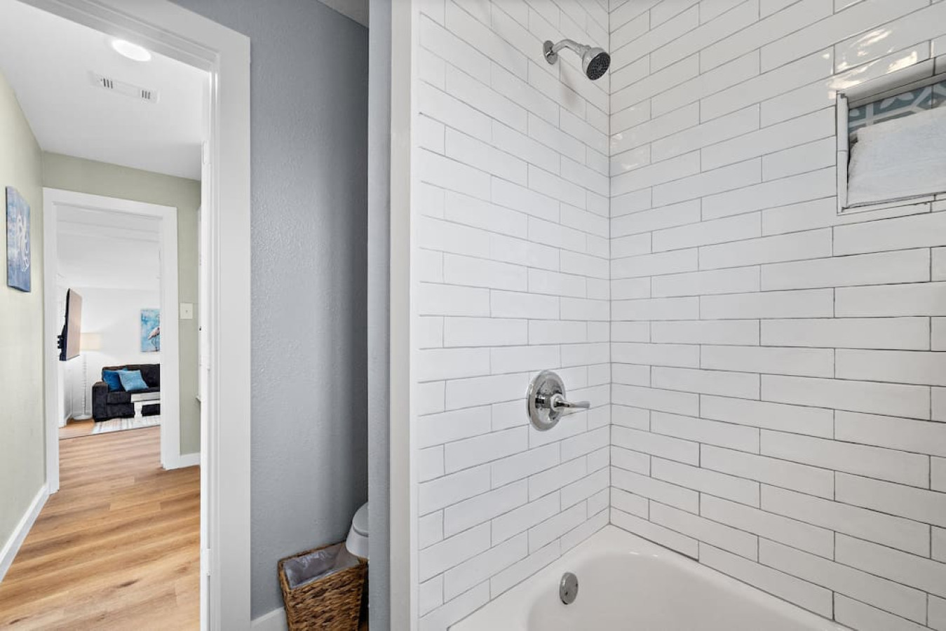 Feel pampered in this beautiful bathroom