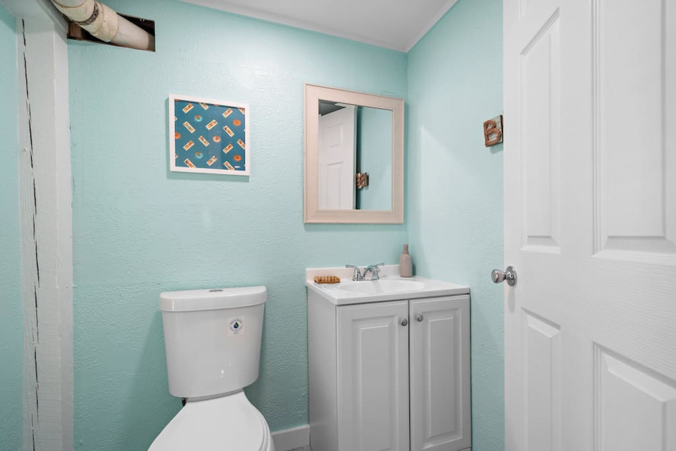 Refresh and rejuvenate in this bright bathroom