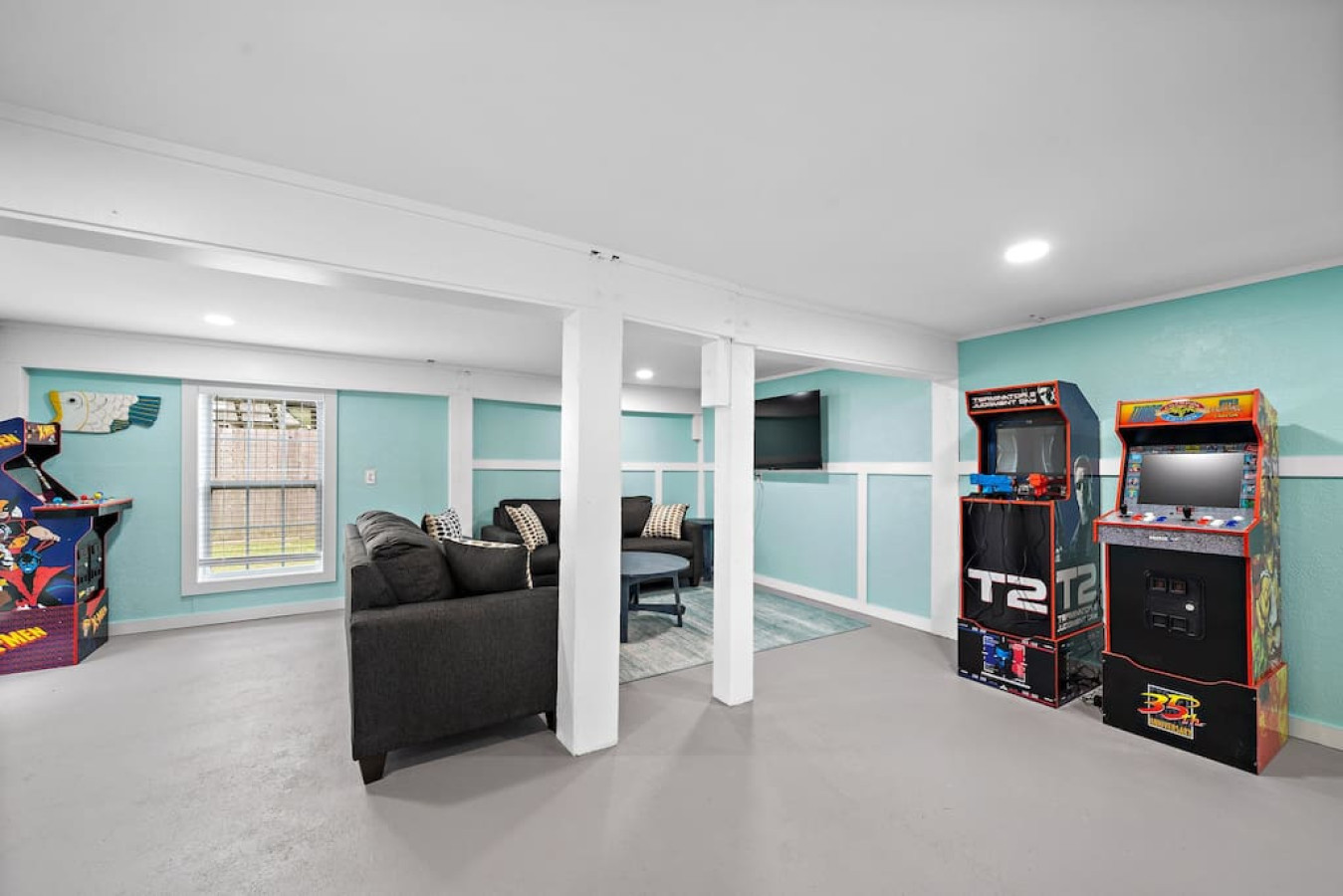 Another angle of the game room