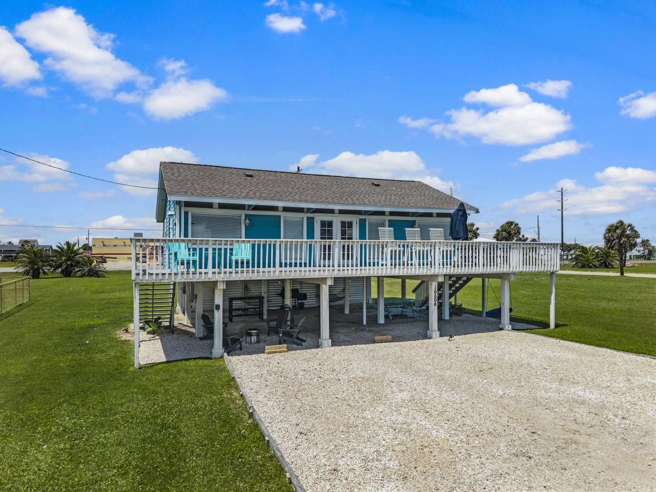Coastal home with plenty of outdoor living space