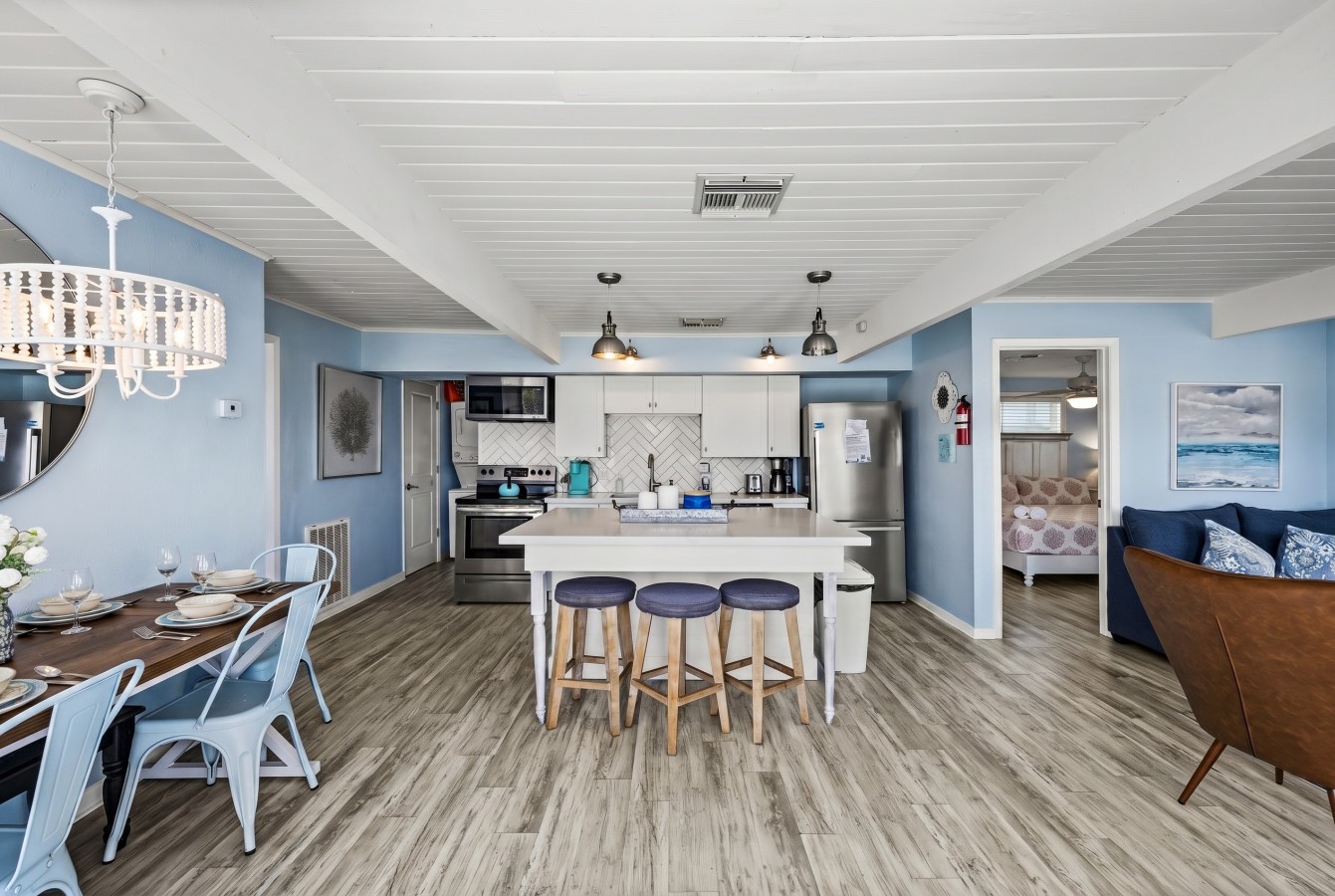 Another angle of the kitchen