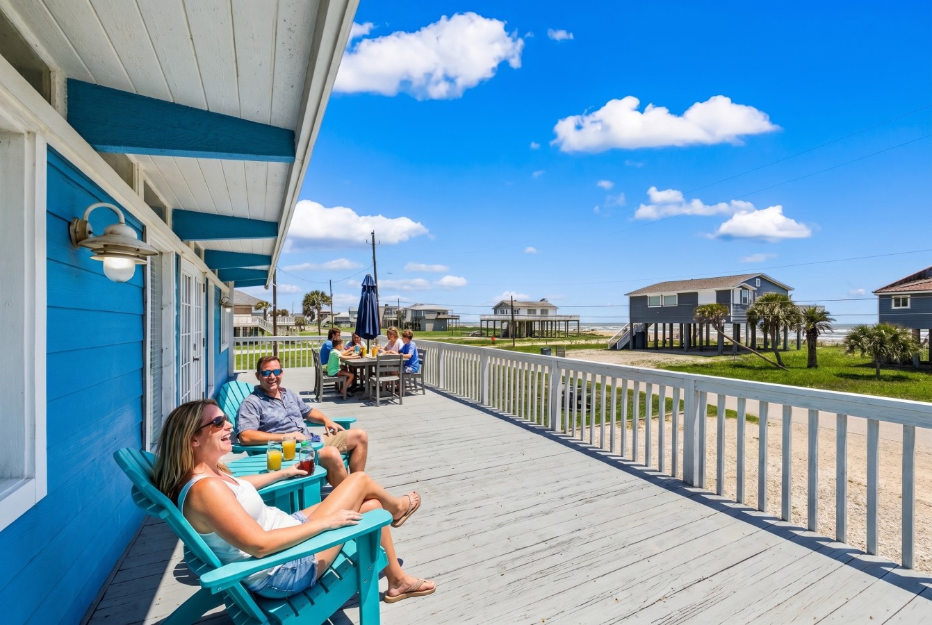 Soak in coastal views from your private deck