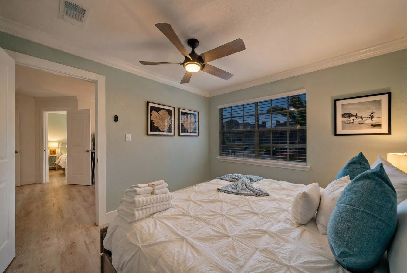 Another angle of the bedroom