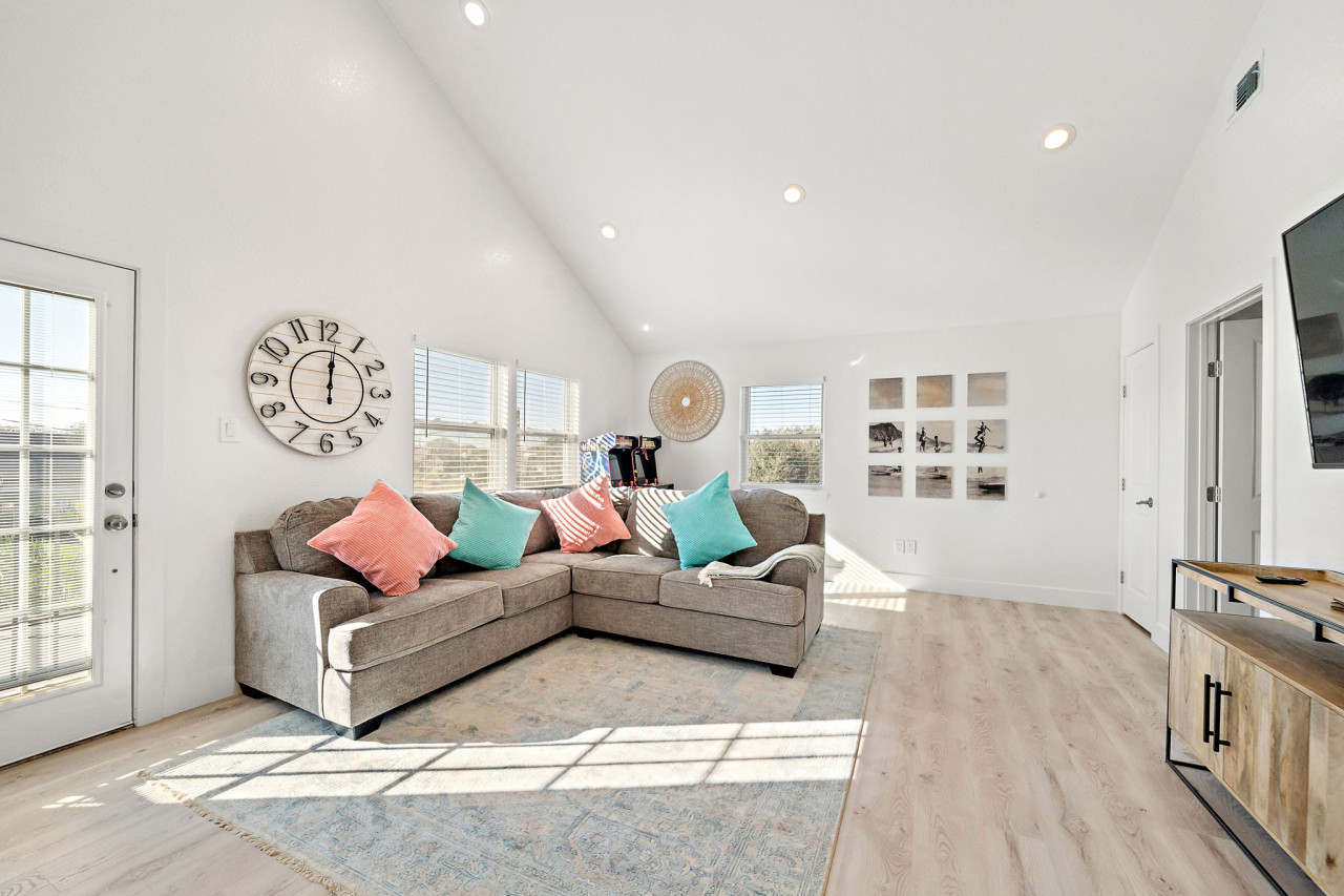 This is a secondary living room area to enjoy