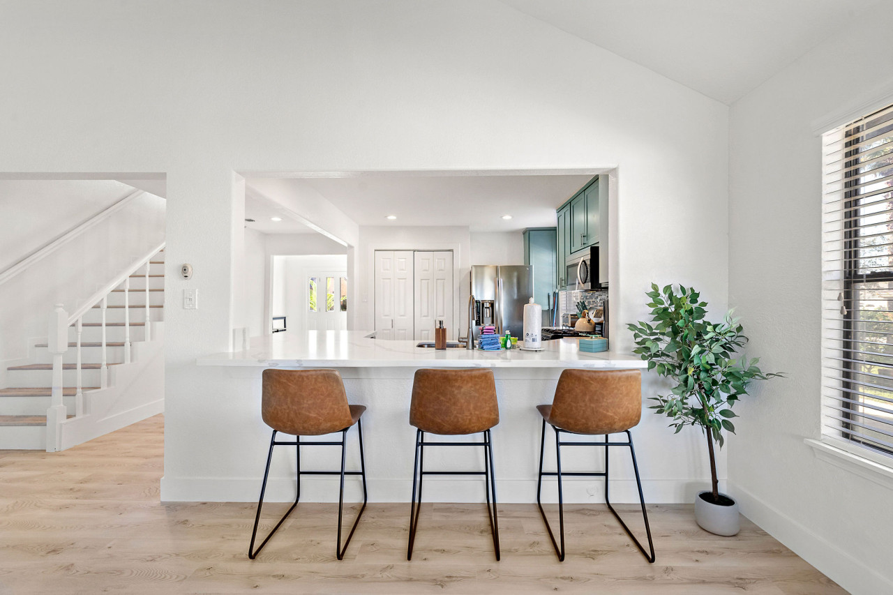 Another angle of the kitchen