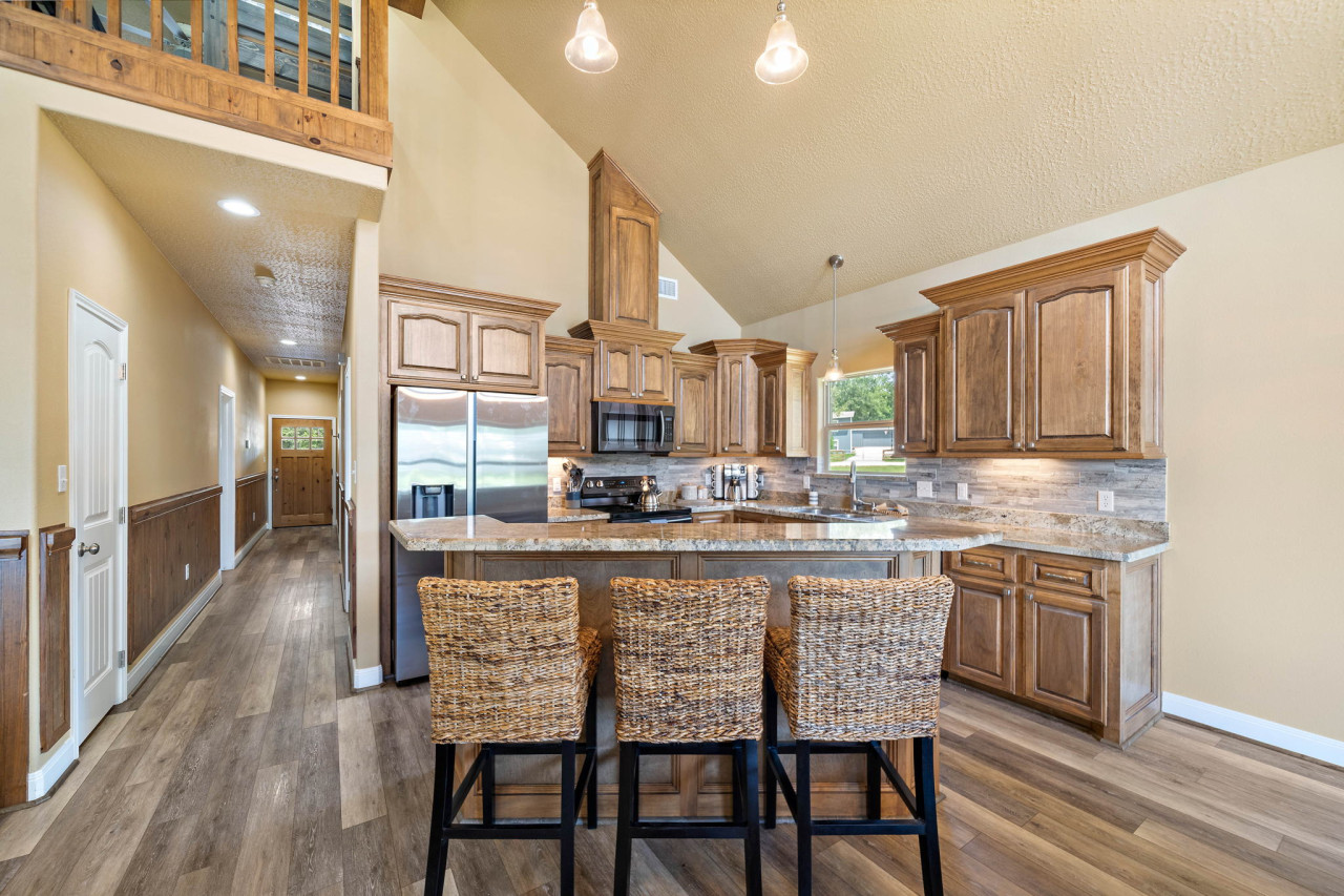 Another angle of the kitchen