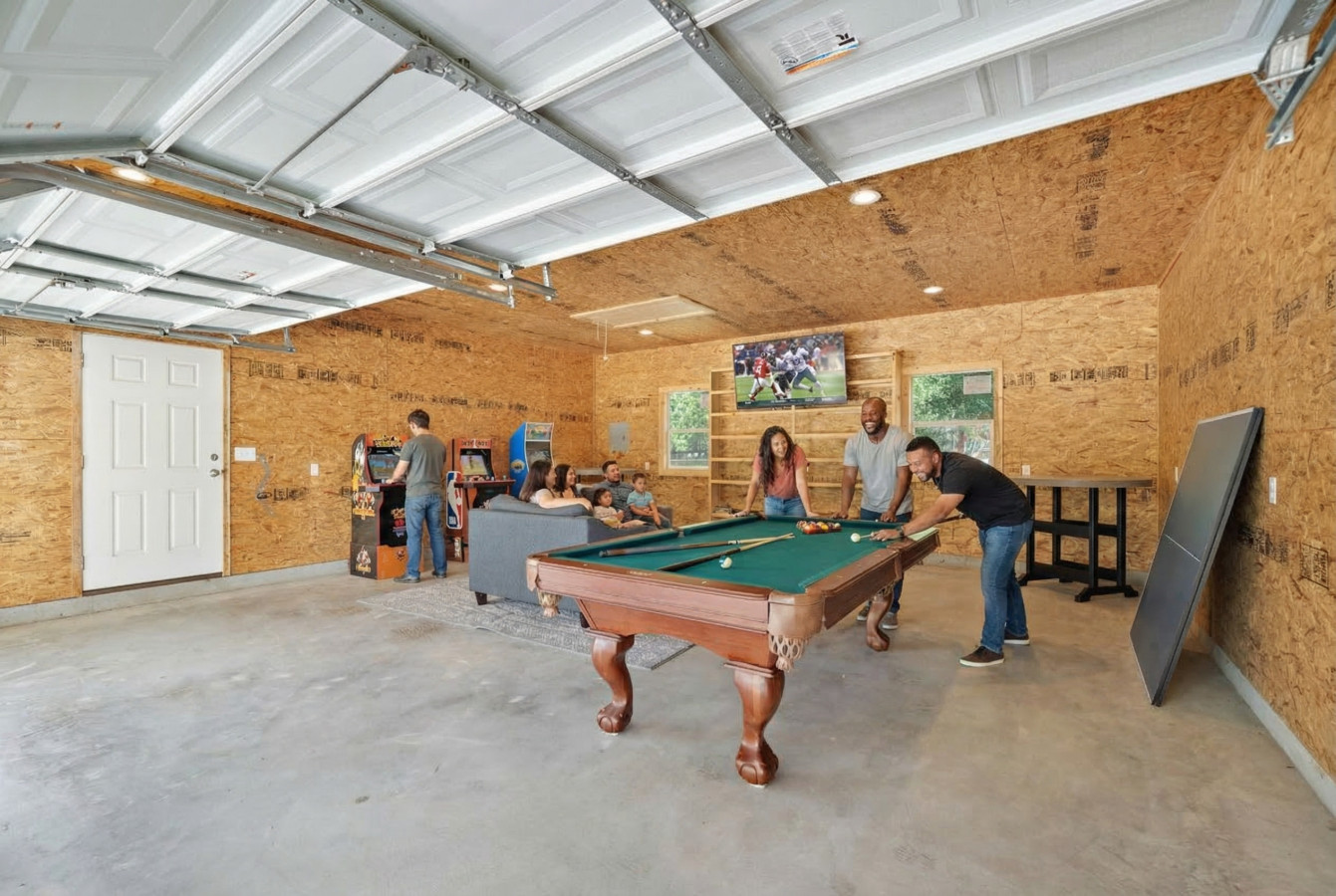 Another angle of the game room