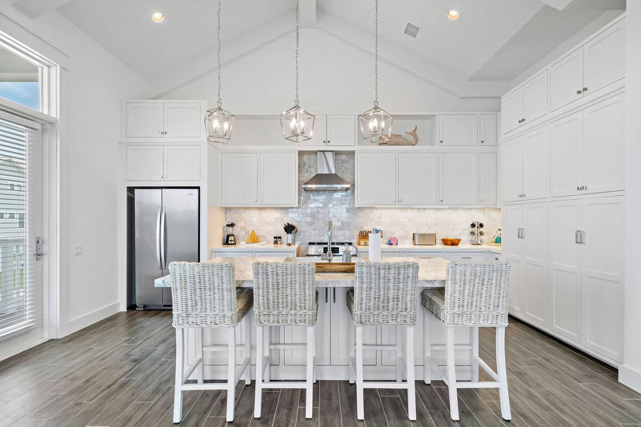 Whip up delicious meals in this charming kitchen