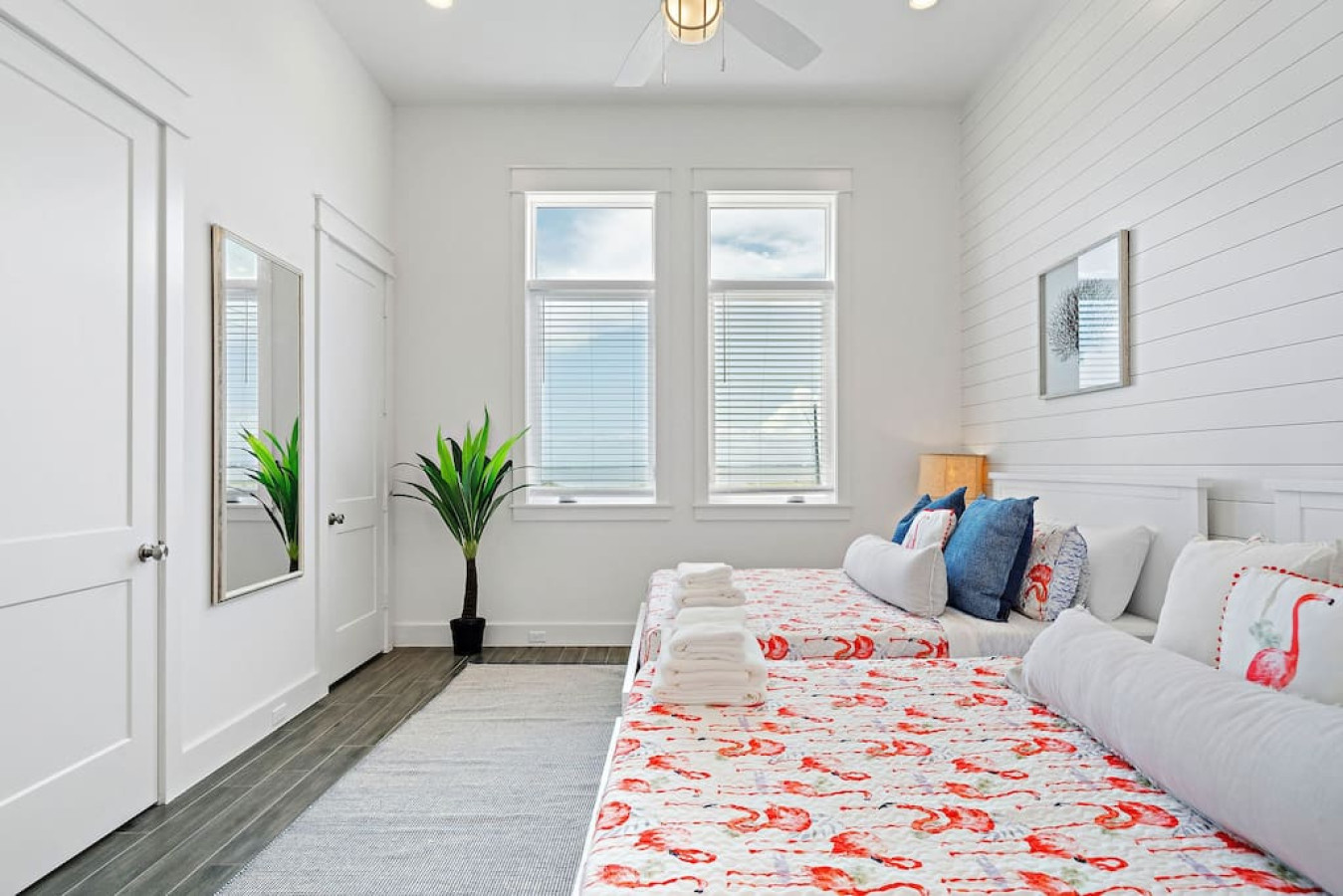 Imagine drifting off to sleep in this bedroom
