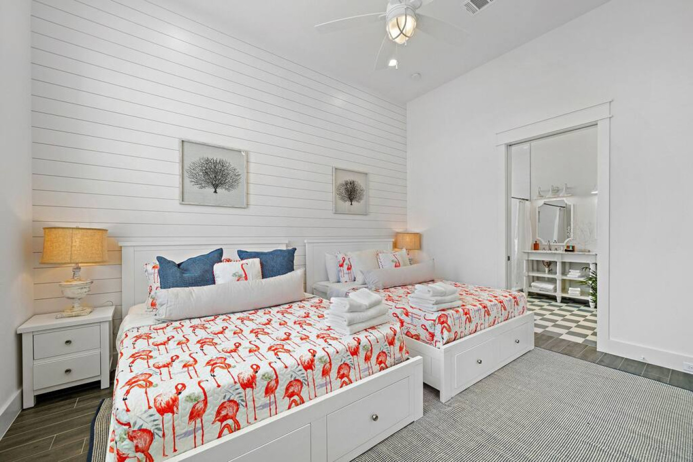 A relaxing retreat awaits in this comfy bedroom