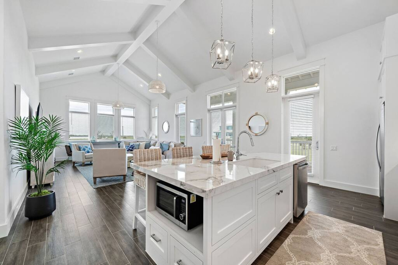 Another angle of the kitchen