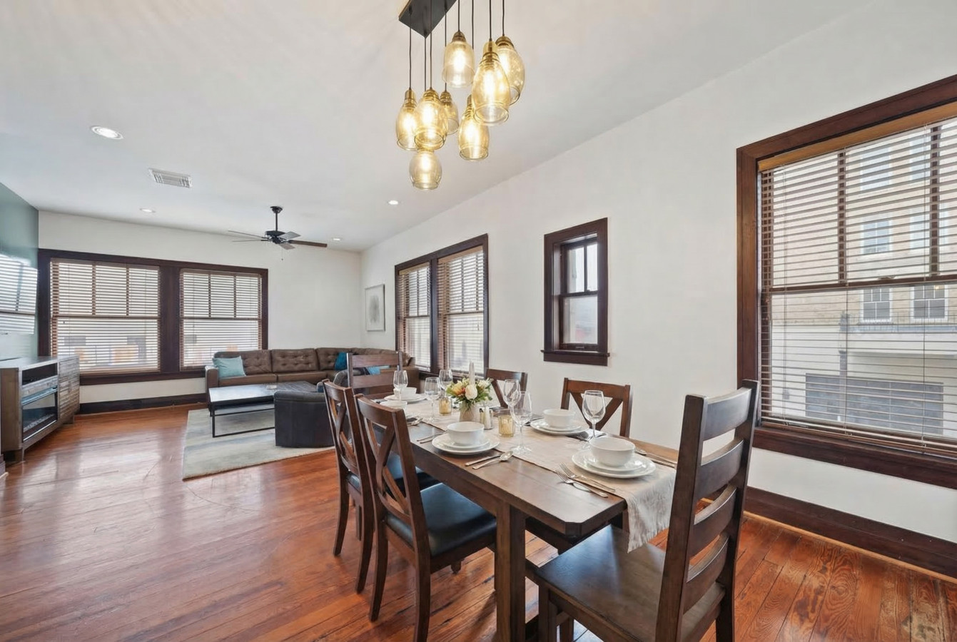 Revel in the charm of a stylish dining domain