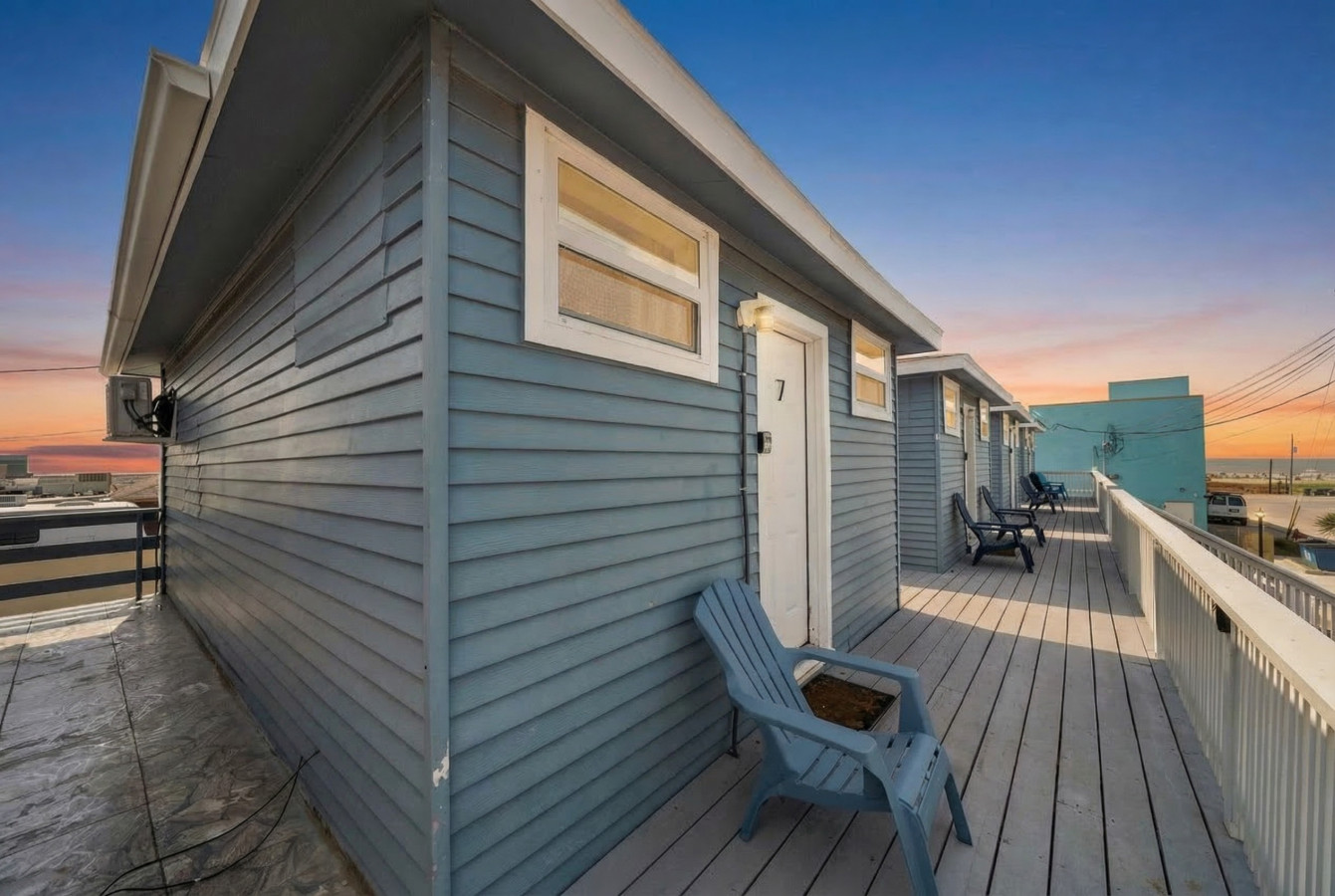 Another angle of the deck