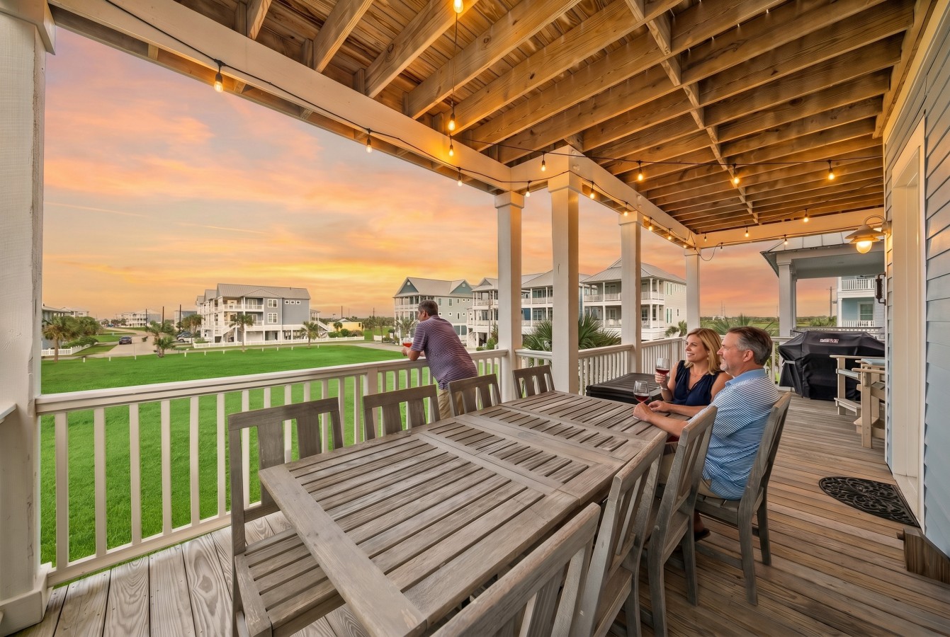 A place to eat outside on the porch