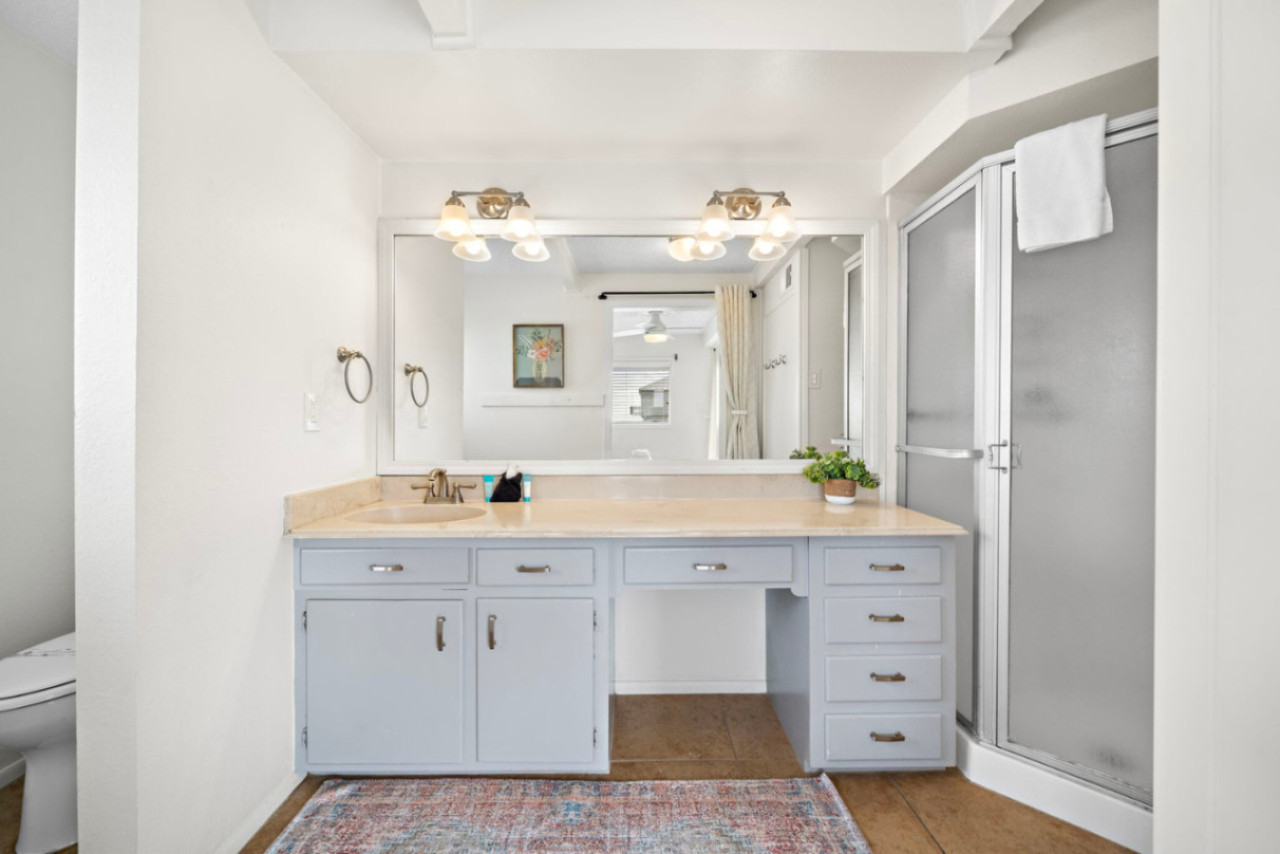 Unveiling the allure of serene bathing in this stylish retreat