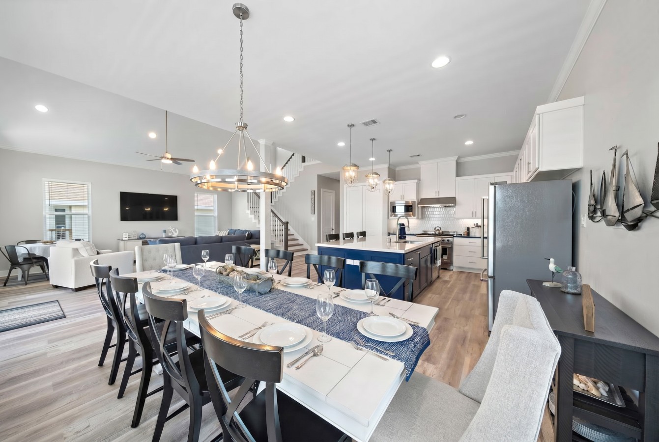 This is the main dining area of the home