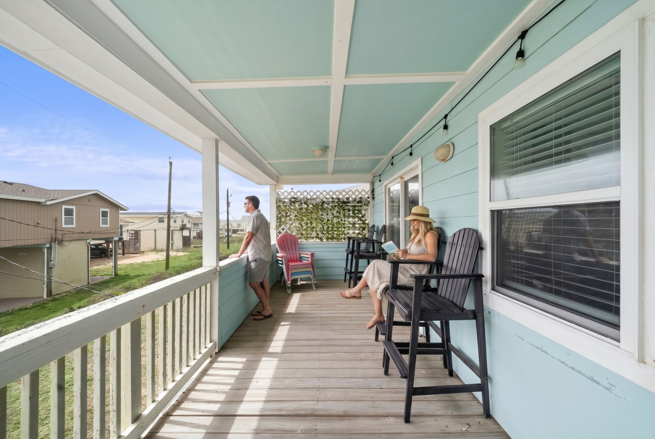 Another angle of the deck