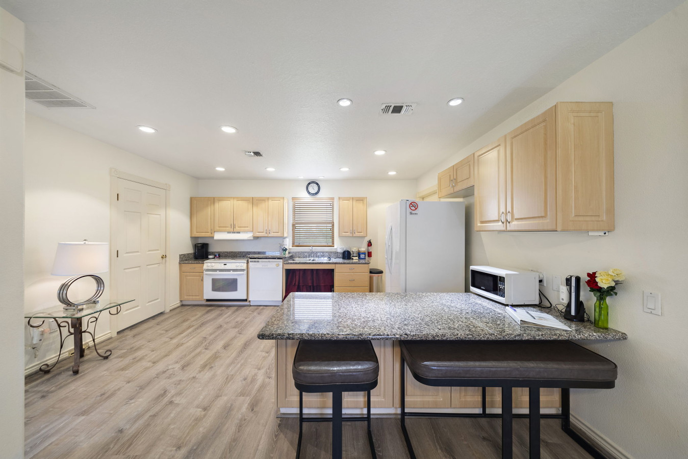 This is the main dining area of the home