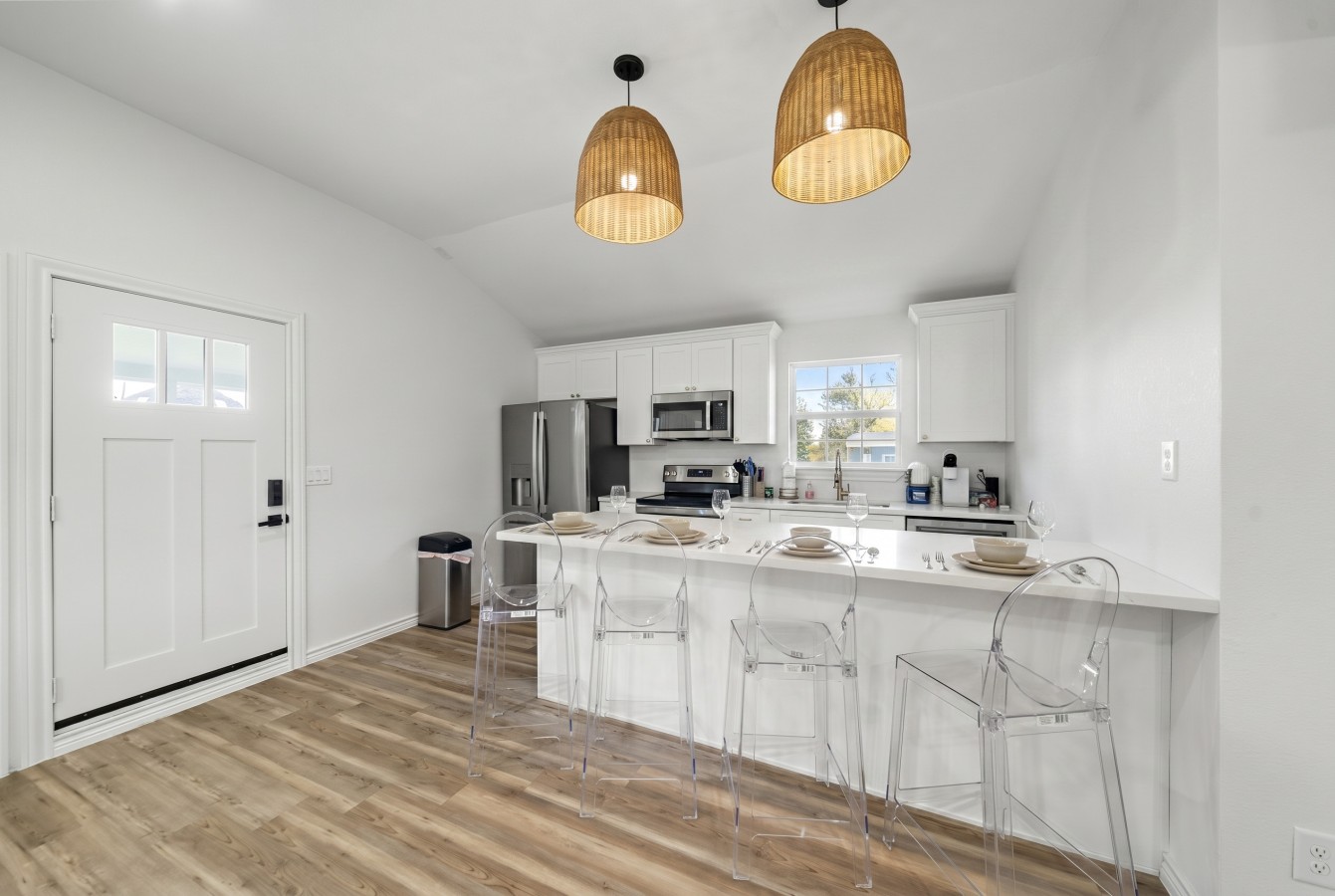 Another angle of the kitchen