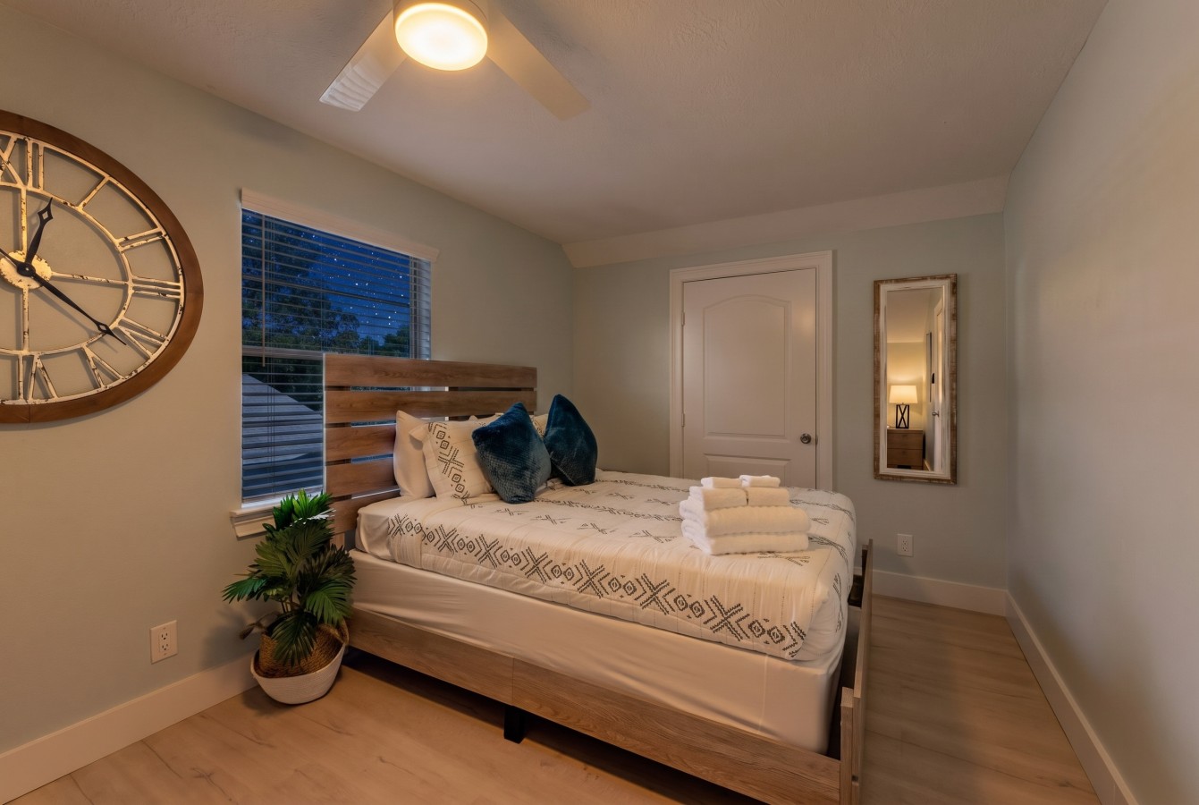 Imagine drifting off to sleep in this bedroom