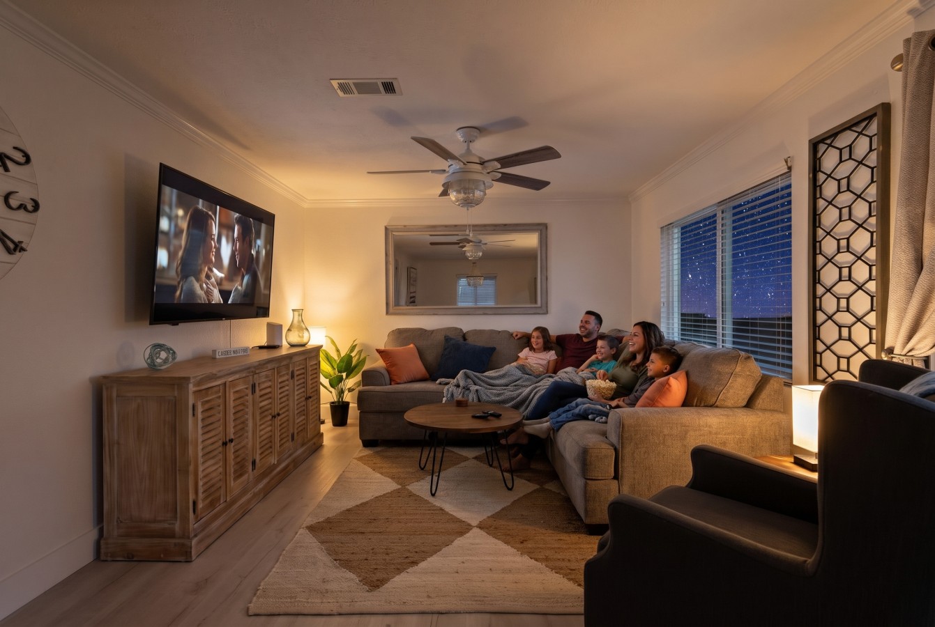 Another angle of the living room