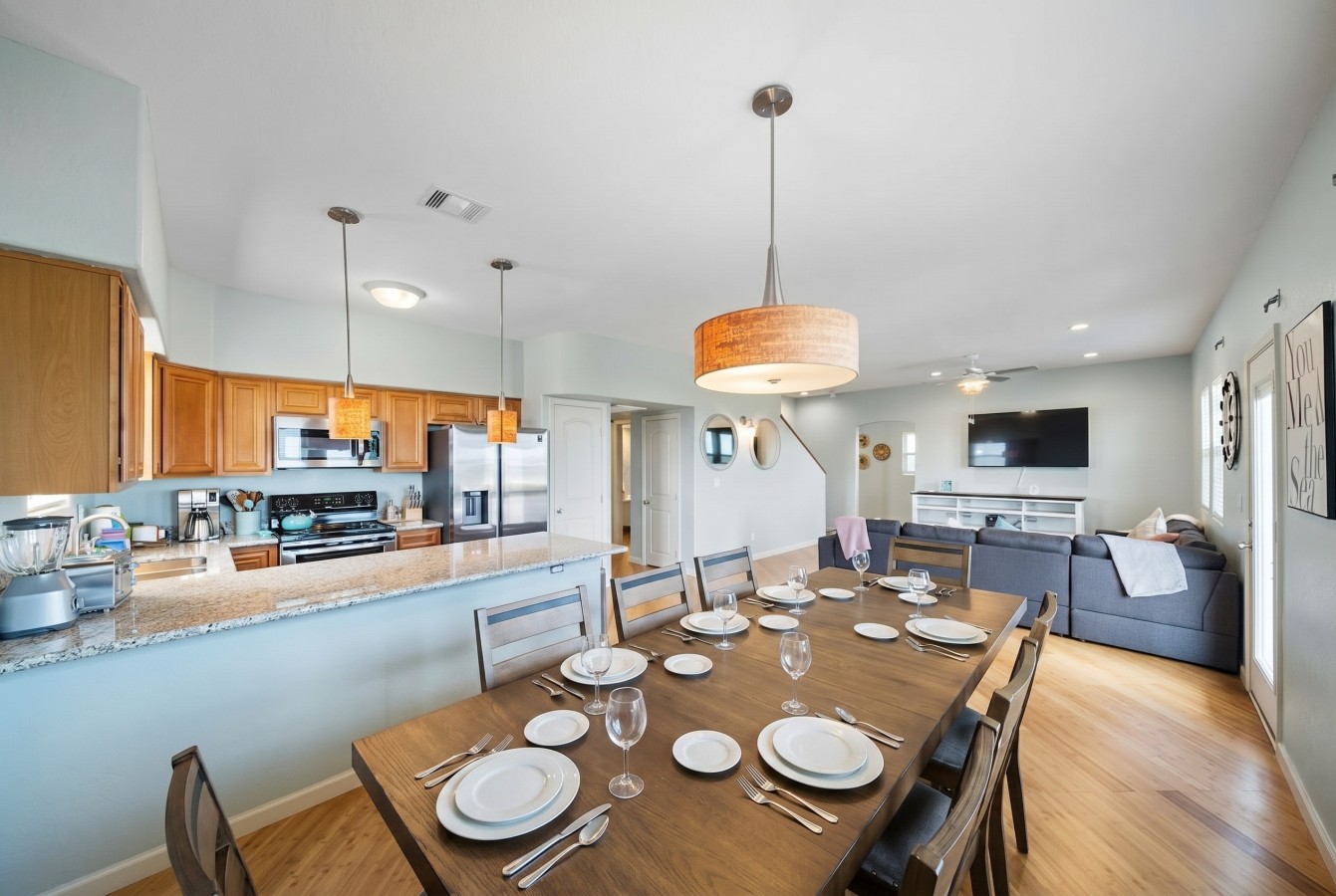 Enjoy a home-cooked meal with family