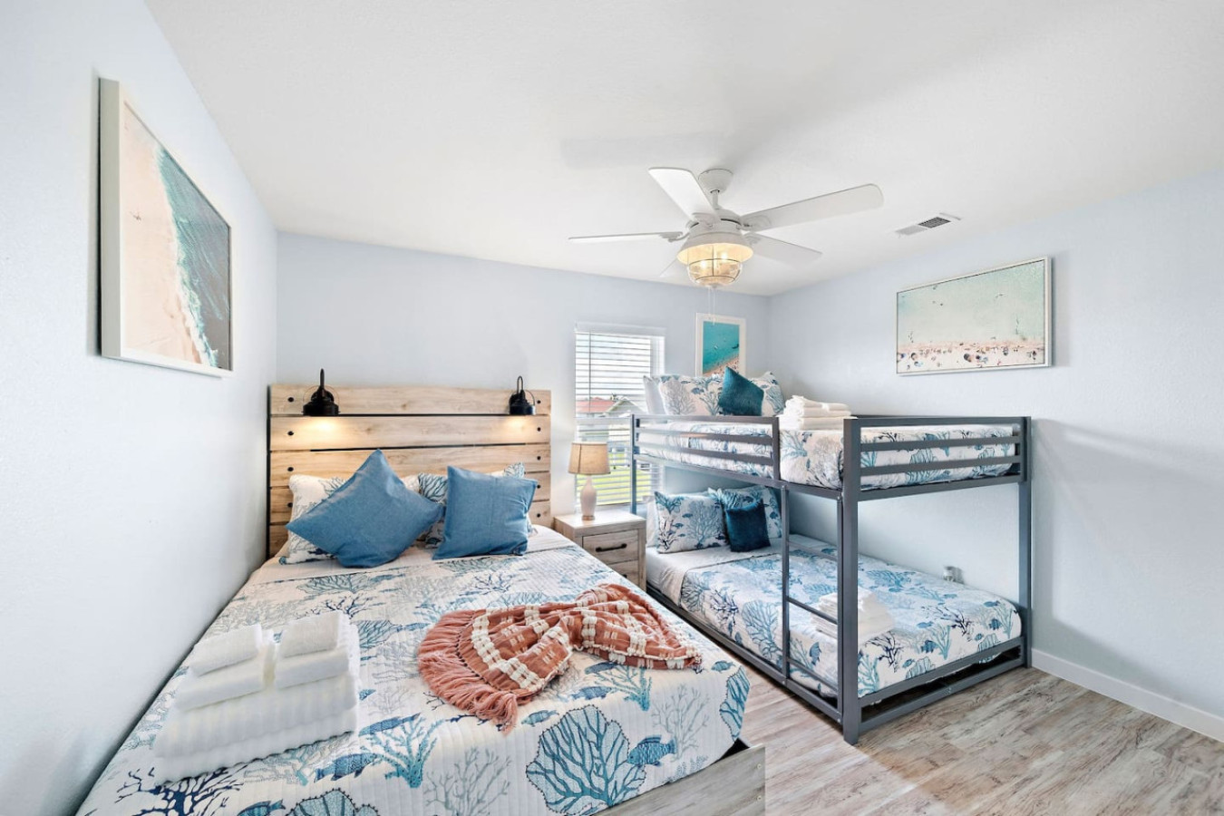 A relaxing retreat awaits in this comfy bedroom