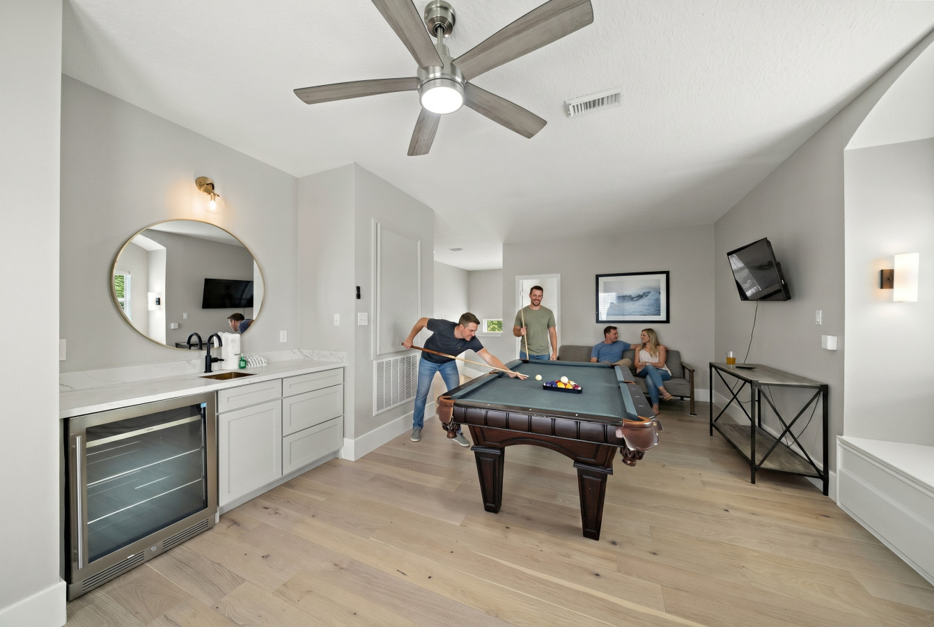 Another angle of the game room