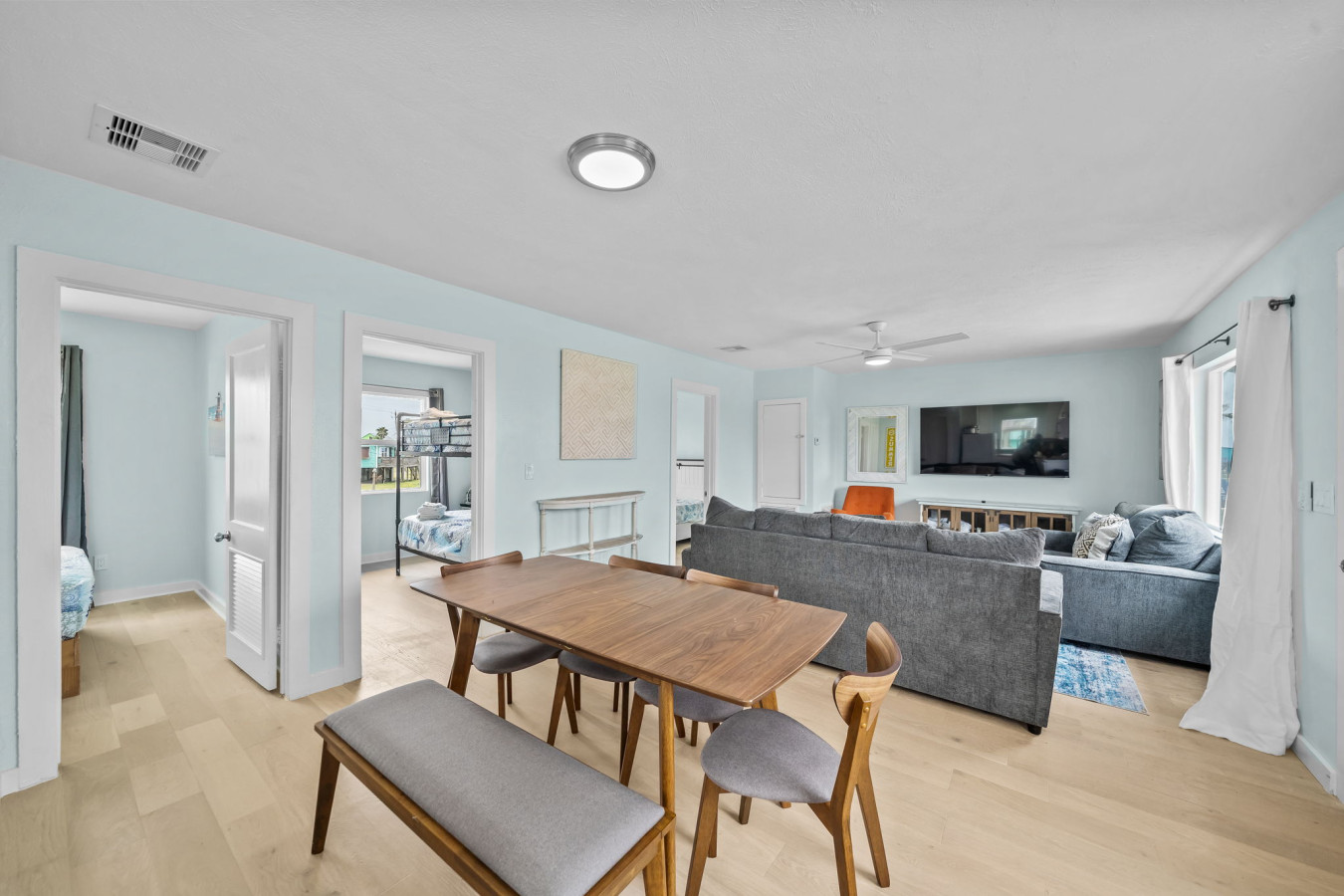 This is the main dining area of the home