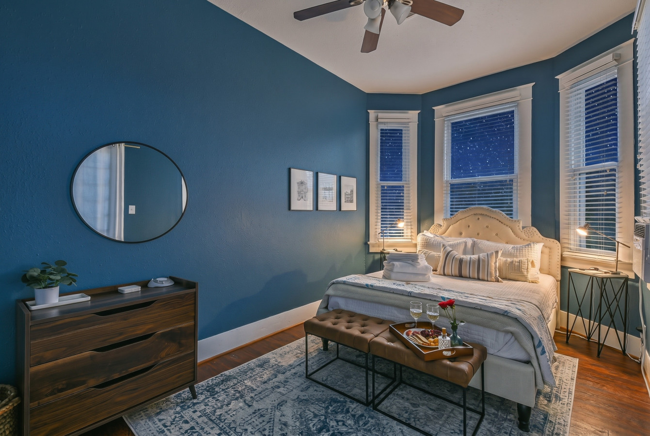 Ruby Suite - This bedroom has a queen bed