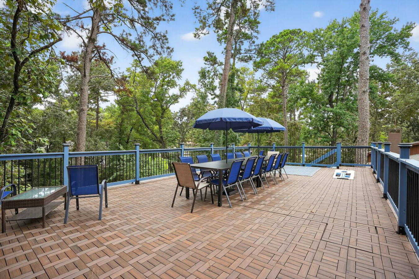 Unwind and dine al fresco on the sunny patio