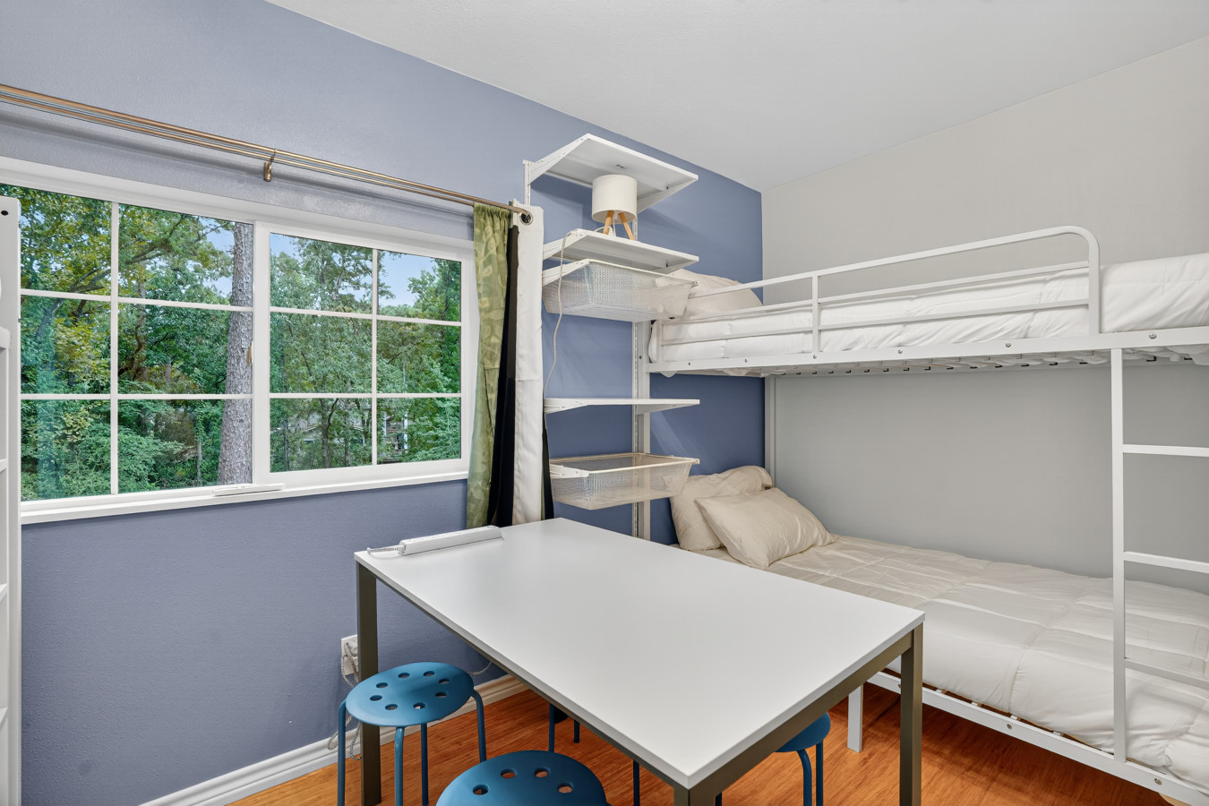 The 4 TwinXL beds (2 bunks) are comfortable for adults and kids (Bedroom 4/5)