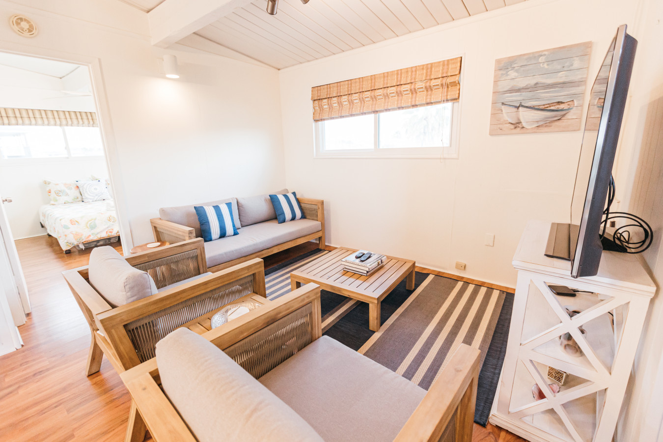 This is the main living room area of the home