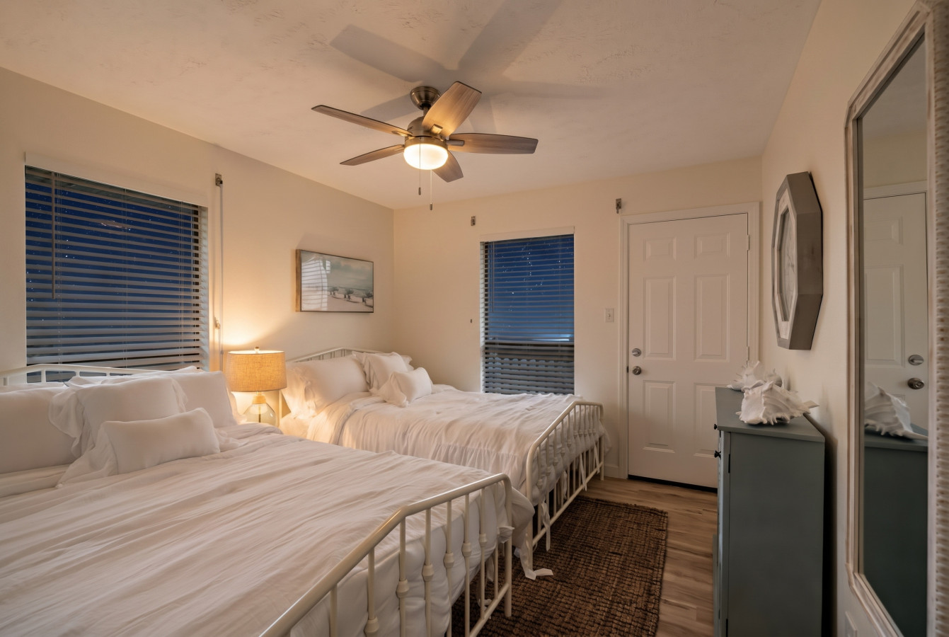 A relaxing retreat awaits in this comfy bedroom