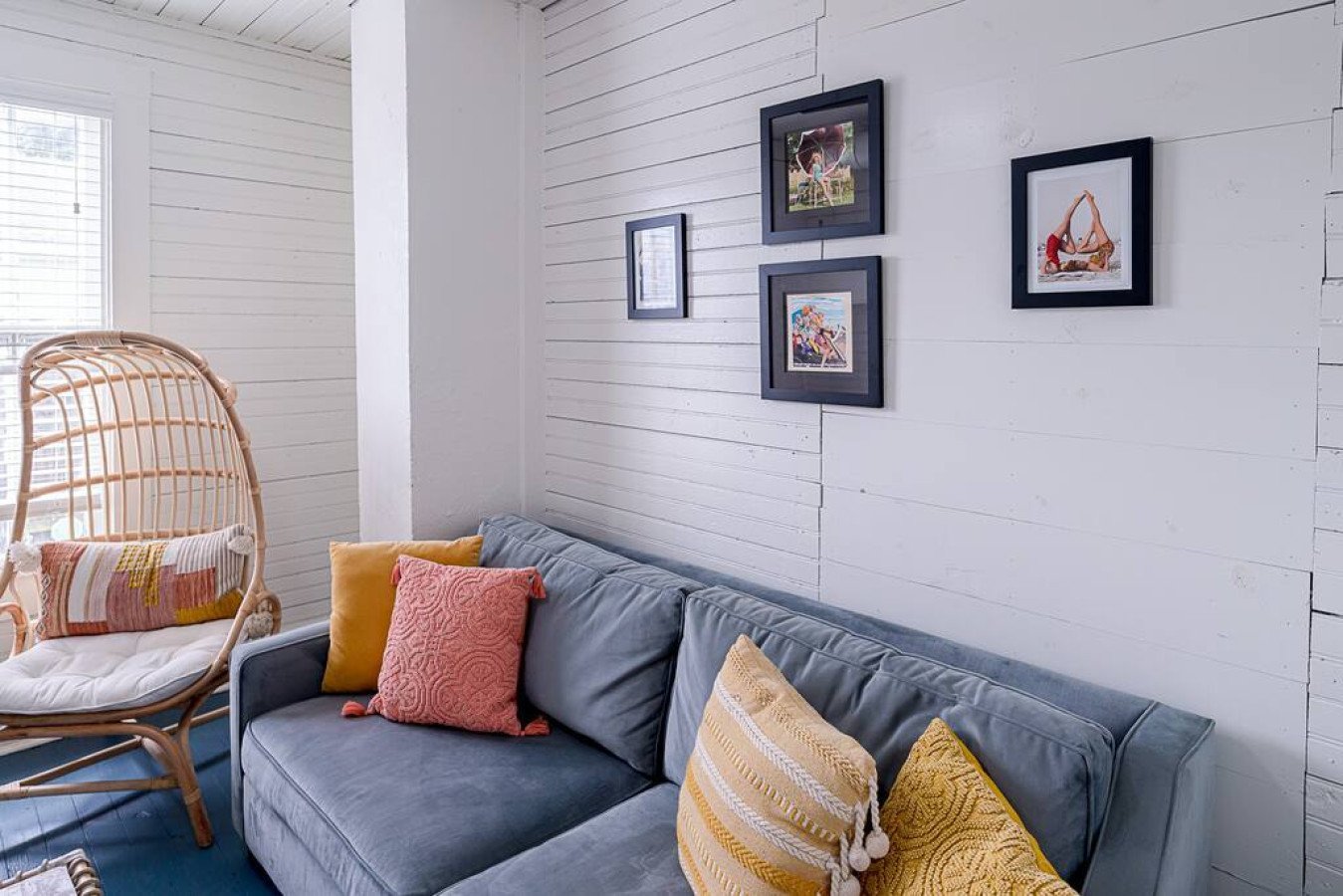 Style and comfort harmonize in our chic living room retreat