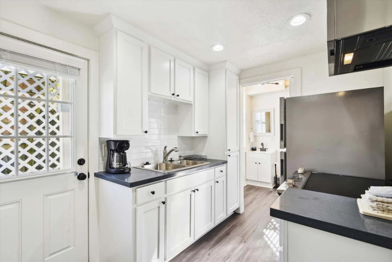 Whip up delicious meals in this charming kitchen