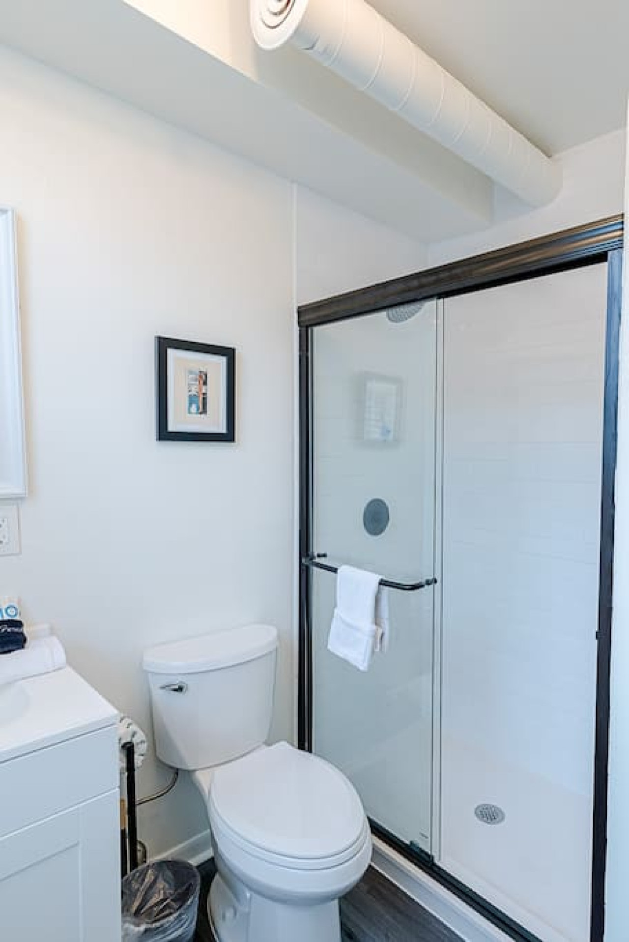This bathroom offers a place to relax after a long day