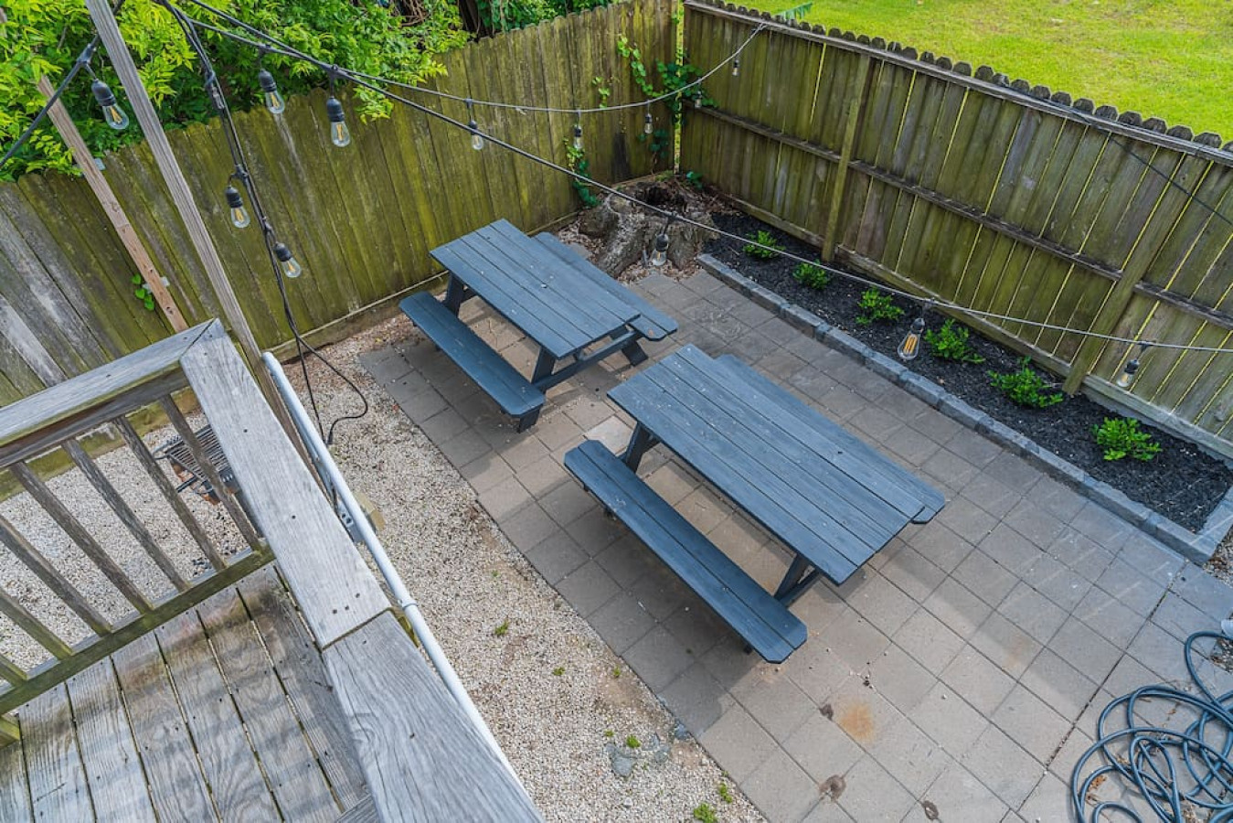 Another angle of the backyard