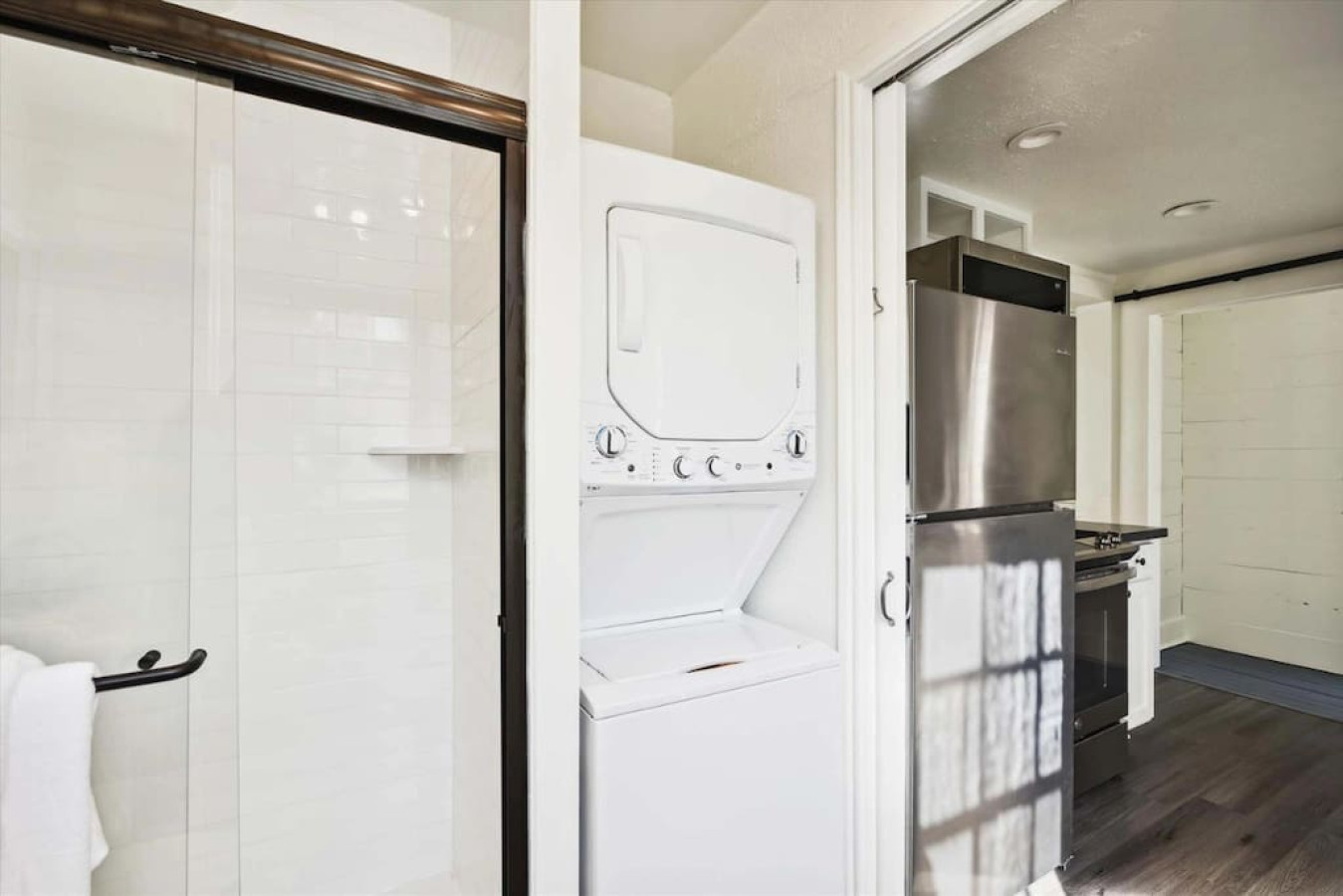 Refresh and rejuvenate in this bright bathroom