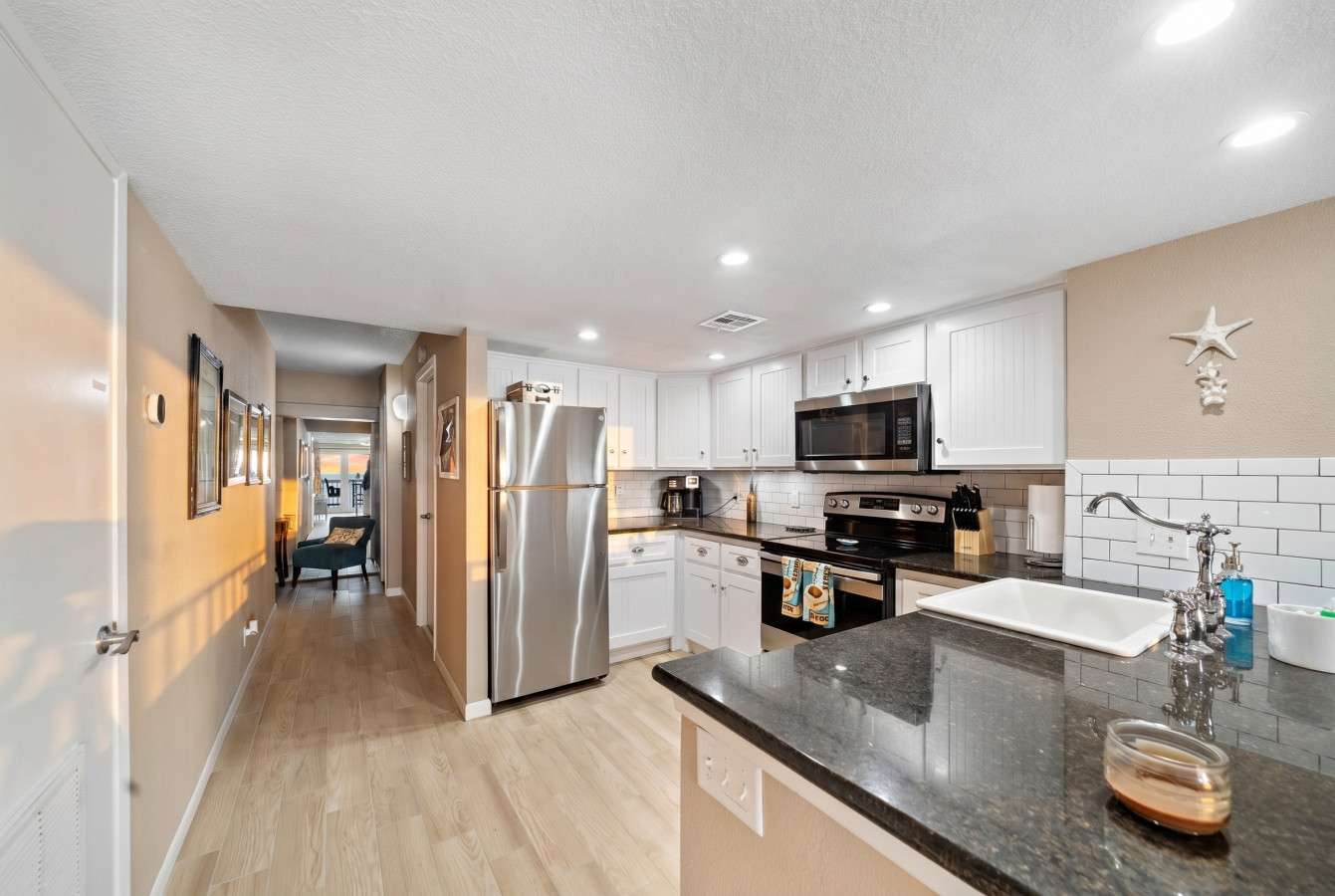 Another angle of the kitchen