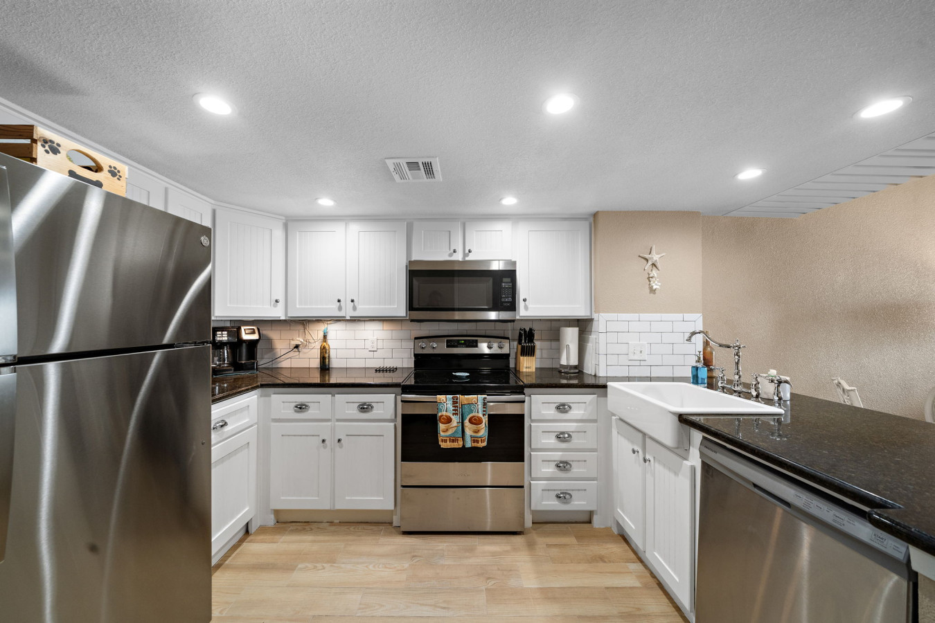 Another angle of the kitchen