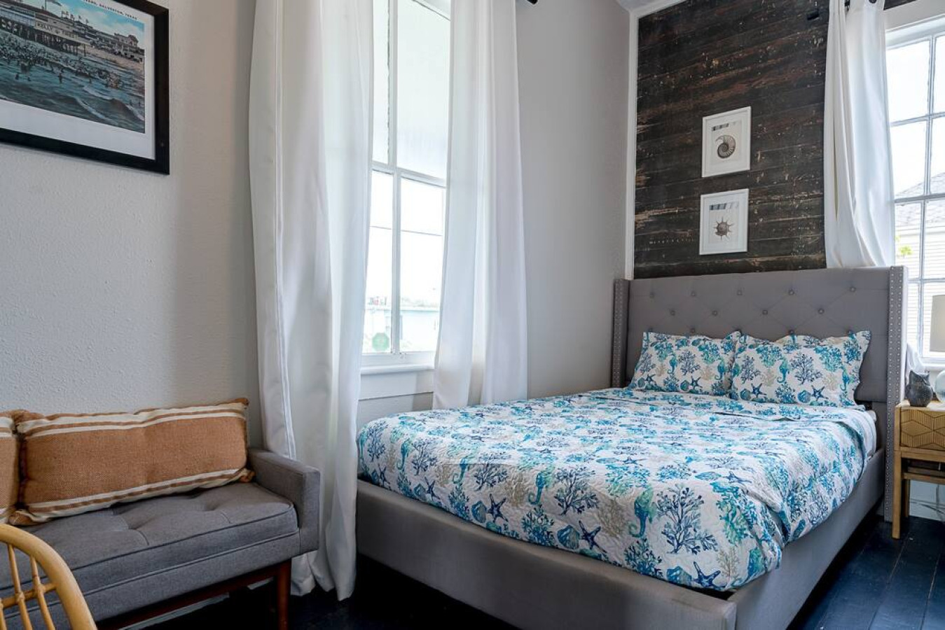 A relaxing retreat awaits in this comfy bedroom