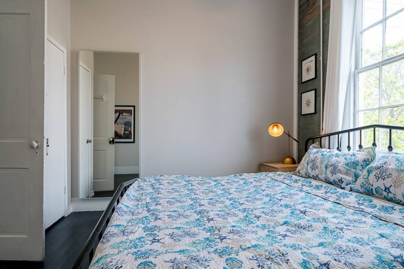 Imagine drifting off to sleep in this bedroom